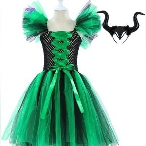 NWT 2 pcs Tutu Dreams Toddler Kids Girls Magnificent Tulle Dress costume dance